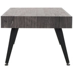 Table basse rectangulaire avec pieds en métal - 43L x 24P x 17H