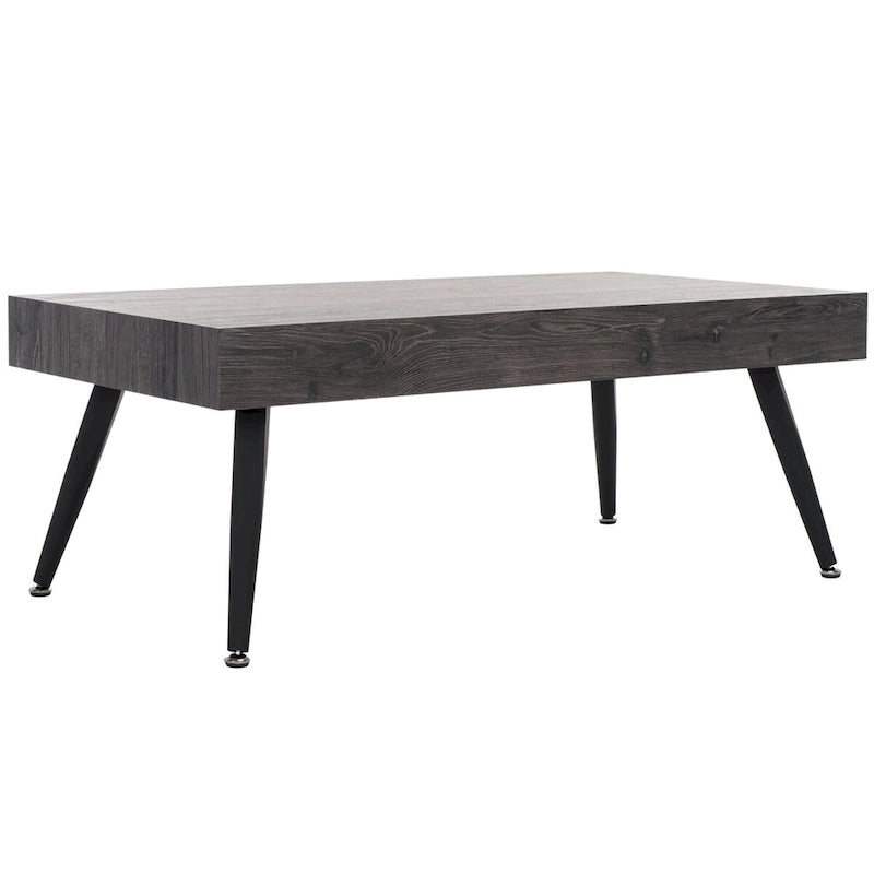Table basse rectangulaire avec pieds en métal - 43L x 24P x 17H