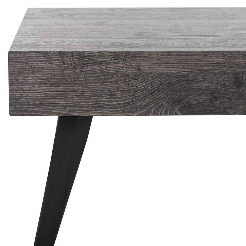 Table basse rectangulaire avec pieds en métal - 43L x 24P x 17H