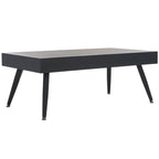 Table basse rectangulaire avec pieds en métal - 43L x 24P x 17H