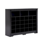 Meuble de rangement pour chaussures à 24 casiers
