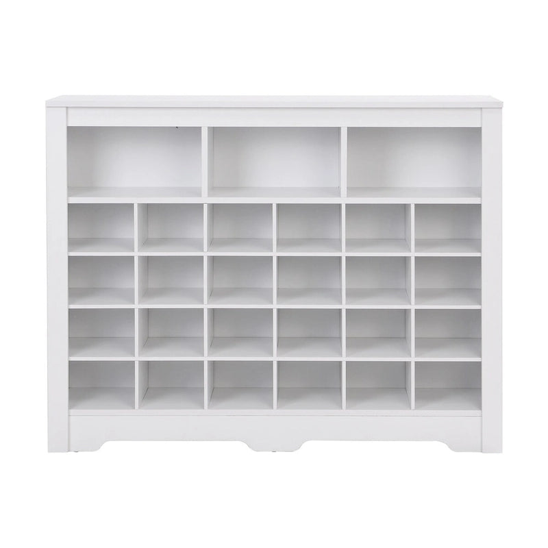 Meuble de rangement pour chaussures à 24 casiers