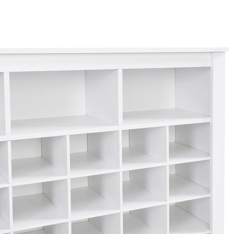 Meuble de rangement pour chaussures à 24 casiers