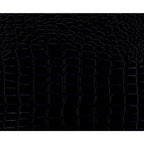 Lit capitonné en similicuir noir avec LED