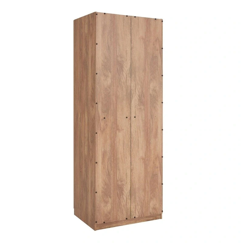 Armoire de penderie autonome avec tiroirs et compartiments de rangement – Lot de 2