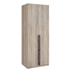 Armoire de penderie autonome avec tiroirs et compartiments de rangement – Lot de 2