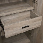 Armoire de penderie autonome avec tiroirs et compartiments de rangement – Lot de 2