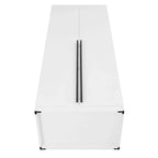 Armoire de penderie autonome avec tiroirs et compartiments de rangement – Lot de 2