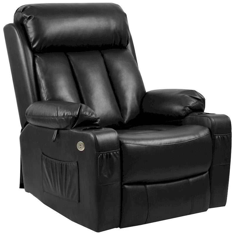 Fauteuil inclinable de massage et de relaxation releveur