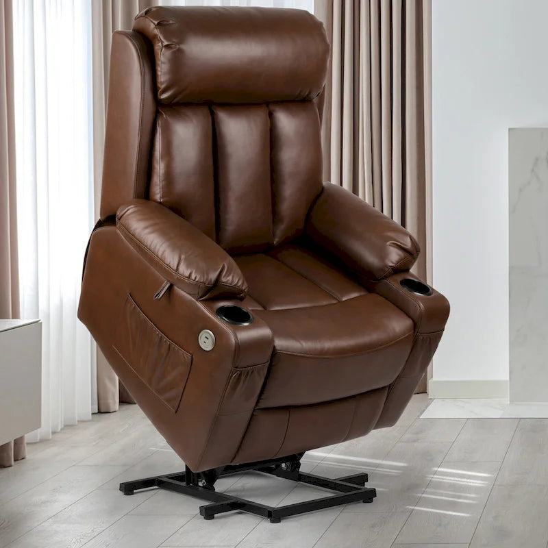 Moasis PU Massage Reclining Chair