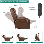 Fauteuil inclinable de massage et de relaxation releveur
