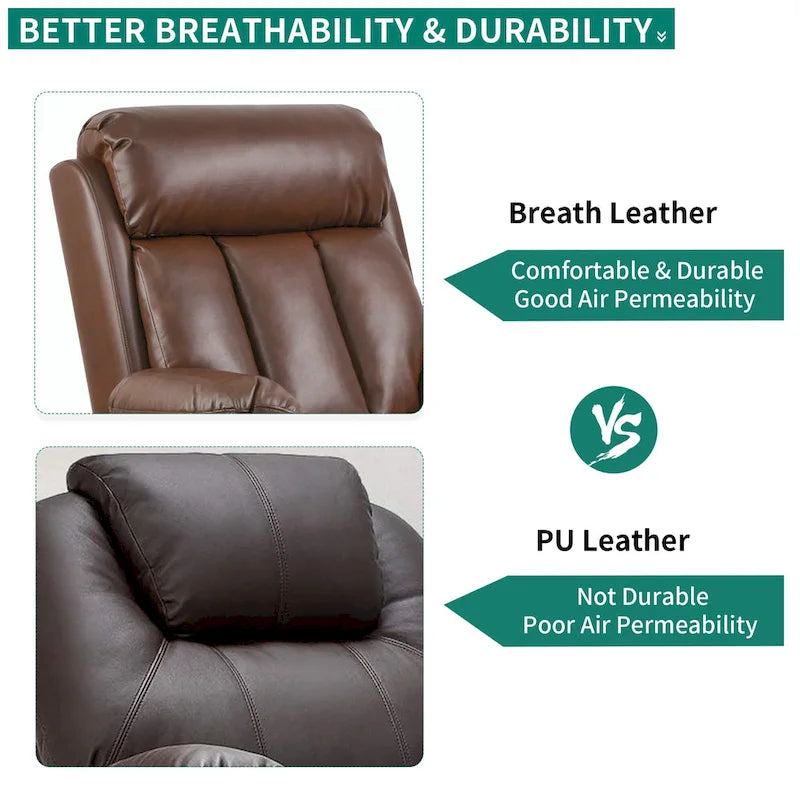 Fauteuil inclinable de massage et de relaxation releveur