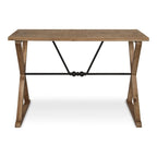 Console en bois et métal 42x16x30