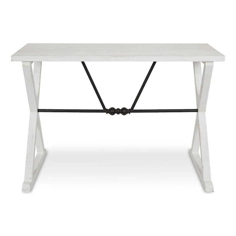 Console en bois et métal 42x16x30