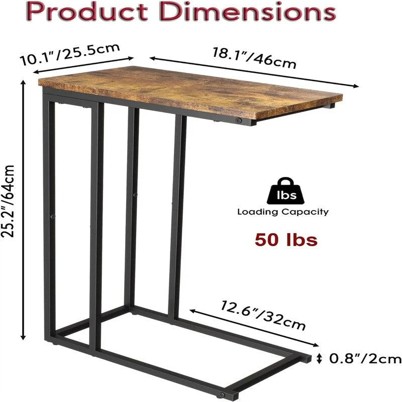 Table d'appoint en C
