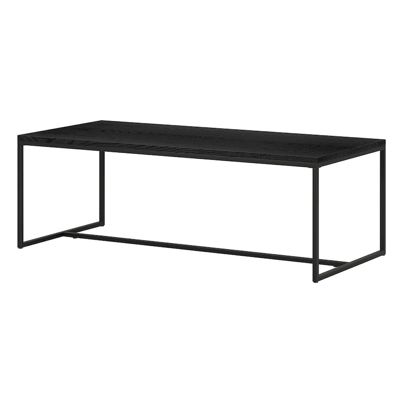 Table basse rectangulaire de 47 po avec cadre en acier