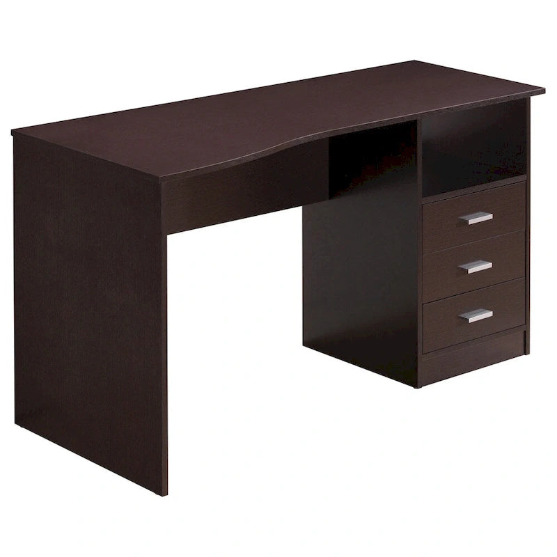 Bureau informatique classique à 3 tiroirs
