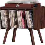 Meuble pour tourne-disque avec 4 rangements cubes - 16,5 x 11,7 x 26,1 po