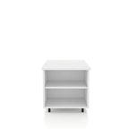 Table basse relevable de 37 pouces avec lumière LED 16 couleurs et étagère réglable