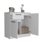 Commode avec placards à 2 portes et tiroir