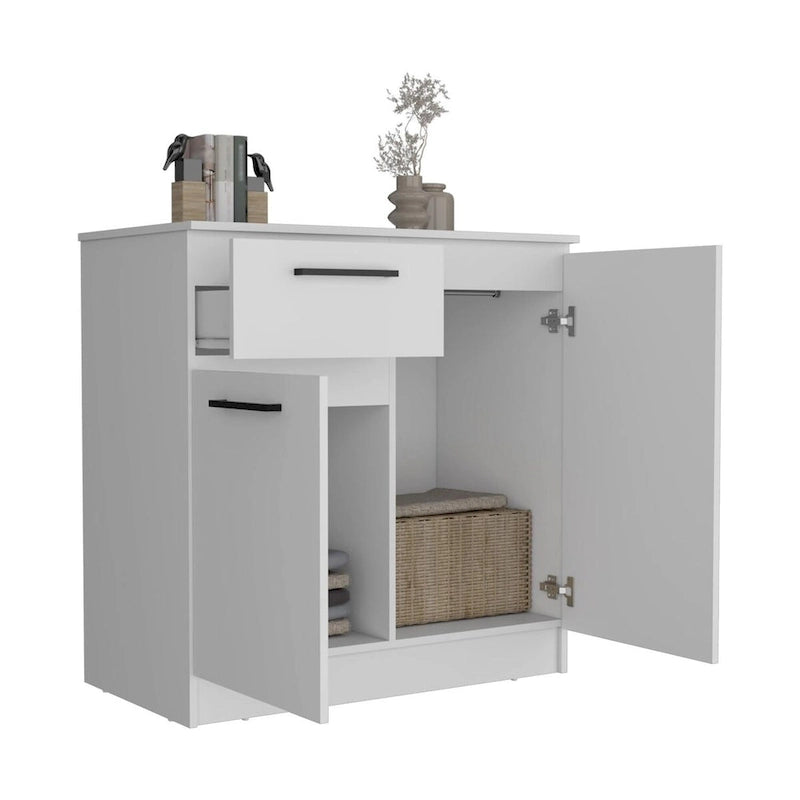 Commode avec placards à 2 portes et tiroir
