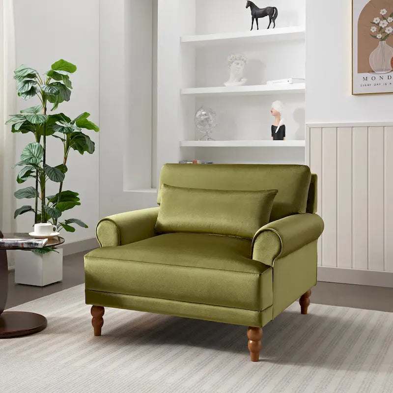Fauteuil de club d'extérieur moderne avec coussin