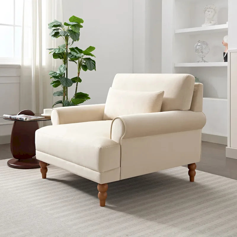 Fauteuil de club d'extérieur moderne avec coussin