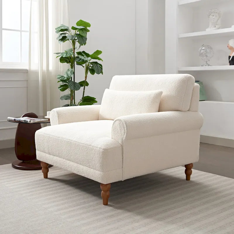 Fauteuil de club d'extérieur moderne avec coussin