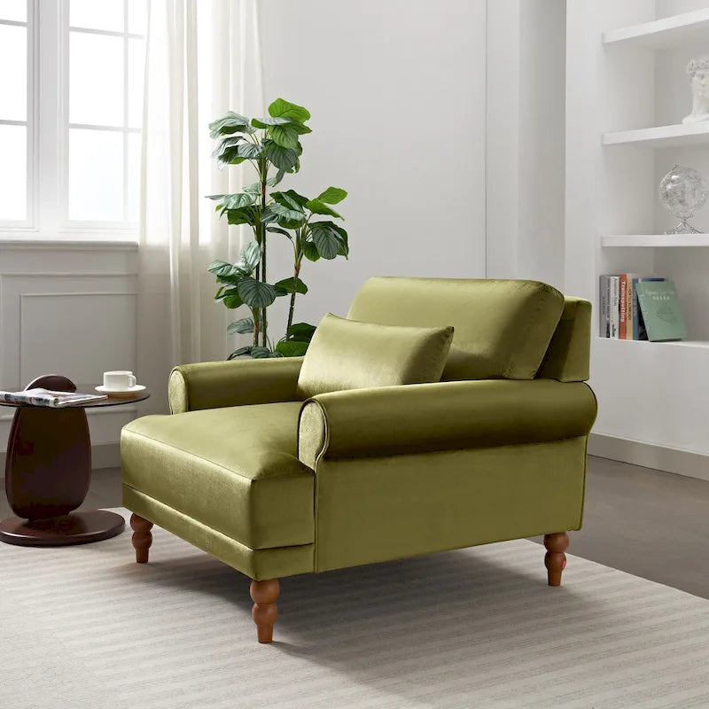Fauteuil de club d'extérieur moderne avec coussin