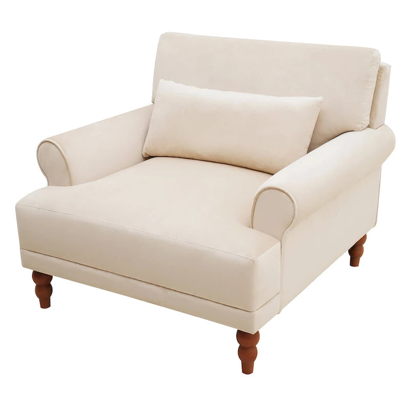 Fauteuil de club d'extérieur moderne avec coussin