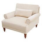 Fauteuil de club d'extérieur moderne avec coussin