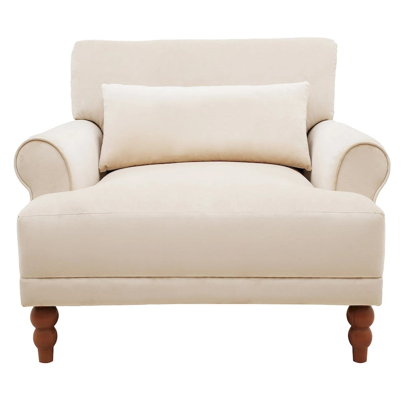 Fauteuil de club d'extérieur moderne avec coussin