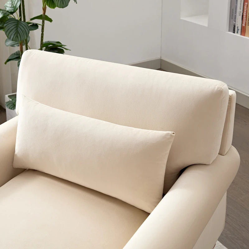 Fauteuil de club d'extérieur moderne avec coussin
