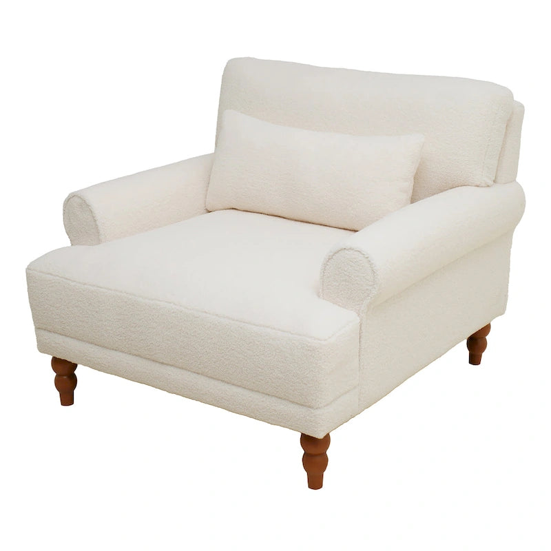 Fauteuil de club d'extérieur moderne avec coussin