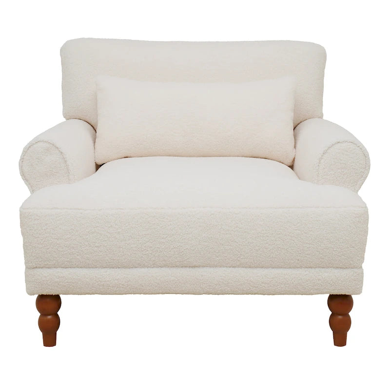 Fauteuil de club d'extérieur moderne avec coussin