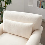 Fauteuil de club d'extérieur moderne avec coussin
