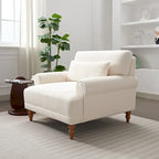 Fauteuil de club d'extérieur moderne avec coussin