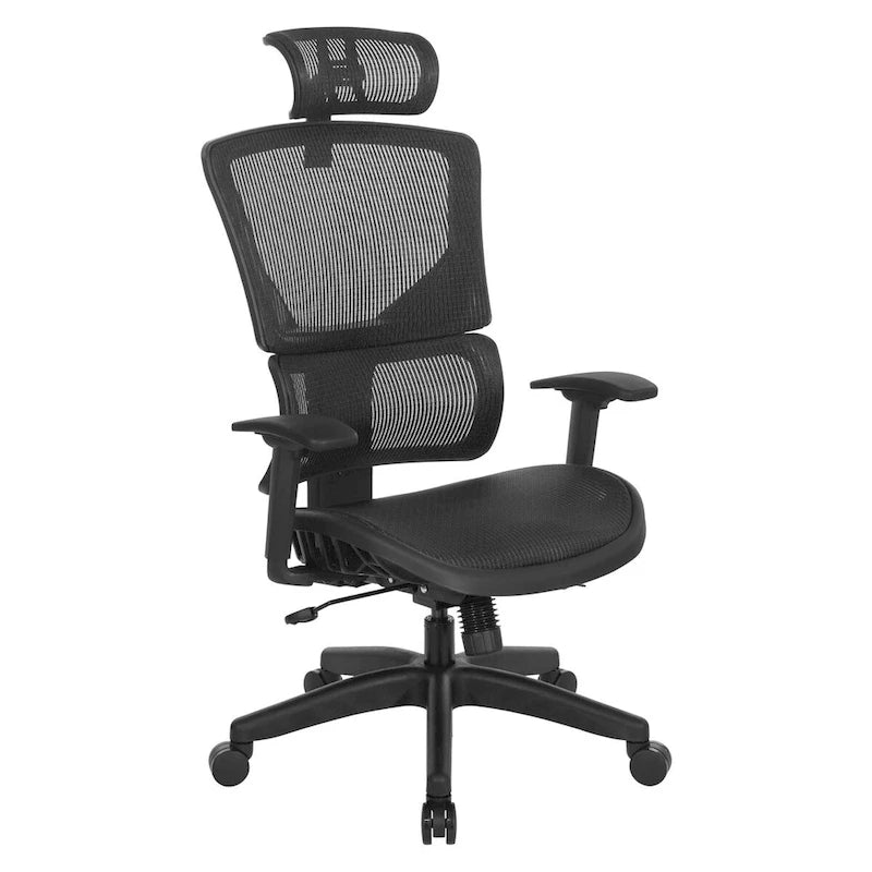 Fauteuil de bureau réglable avec support ergonomique