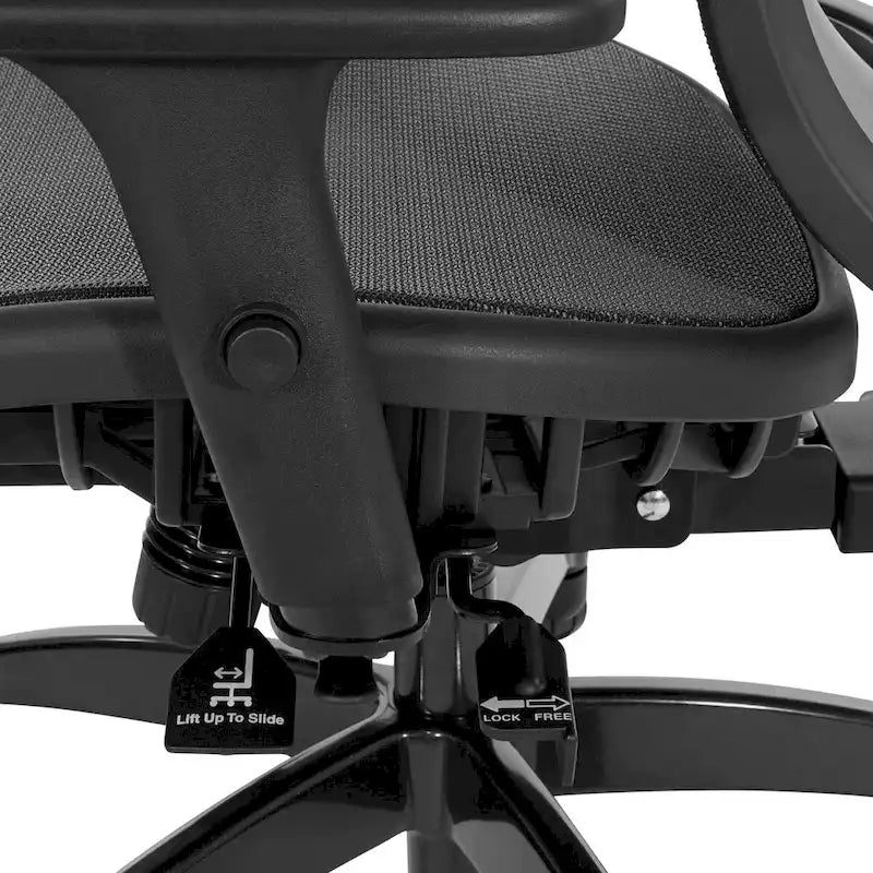 Fauteuil de bureau réglable avec support ergonomique