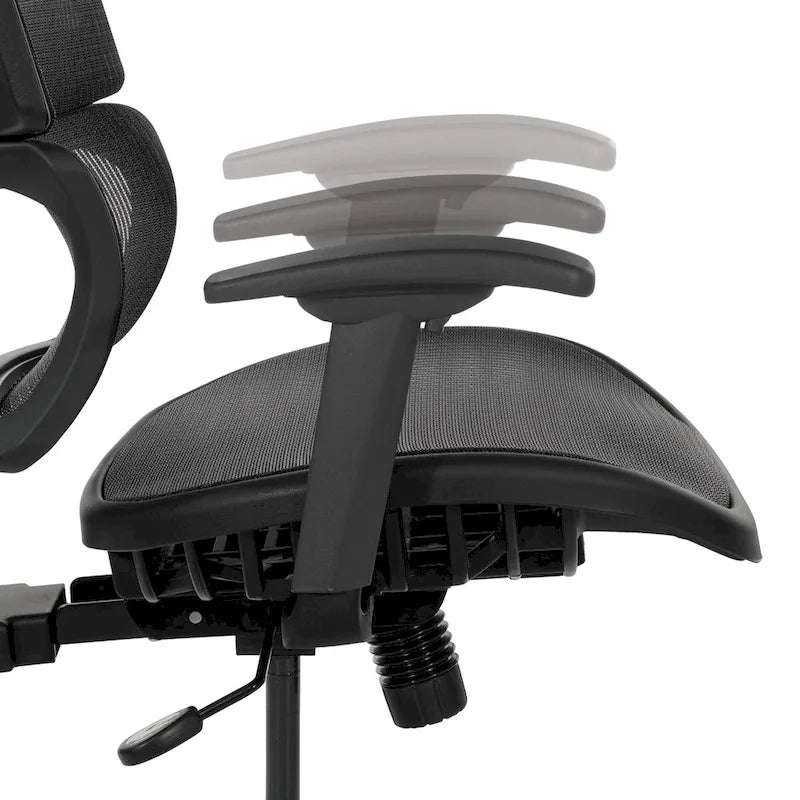Fauteuil de bureau réglable avec support ergonomique